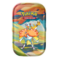 Pokémon Vibrant Paldea Mini Tin - Espathra a Ampharos (plechovka se 2 balíčky)