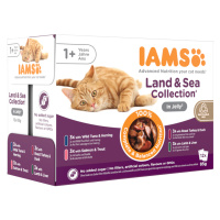 IAMS, 48 x 85 - 40 + 8 zdarma - Adult Land & Sea Mix