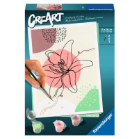CreArt 235421 Buď šťastný: Květinová perokresba