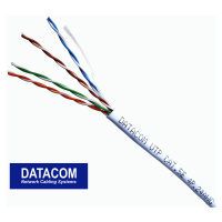 DATACOM UTP Cat5e PVC kabel 305m (drát), bílý