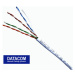 DATACOM UTP Cat5e PVC kabel 305m (drát), bílý