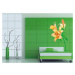 F 0450 AG Design Samolepicí dekorace - samolepka na zeď - Lily orange, velikost 65 cm x 85 cm