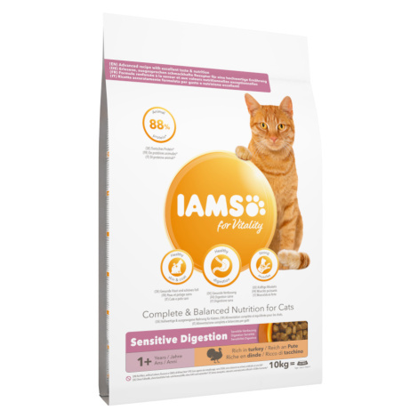 IAMS for Vitality Sensitive Digestion Adult & Senior s krocanem - 2 x 10 kg