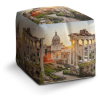 Sablio Taburet Cube Řím Forum Romanum: 40x40x40 cm