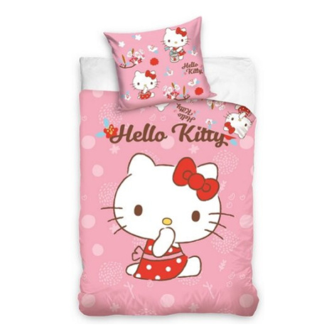 Carbotex Povlečení do postýlky Hello Kitty Malá Mlsalka