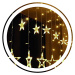 SOLIGHT 1V227-4 LED venkovní vánoční závěs, hvězdy, šíře 3m, 123LED, IP44, 3xAA, teplá bílá