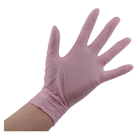 Style Strawberry Nitrile Gloves Powder Free - jednorázové nitrilové rukavice bezpudrové, pastelo