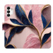 iSaprio flip pouzdro Pink Leaves pro Samsung Galaxy A04s