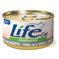 LifeCat Natural Adult mokré krmivo pro kočky 24 x 85 g - Tuňák s Alicette