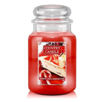 Country Candle Svíčka ve skleněné dóze, Tvarohový koláč z cukrové třtiny, 680 g