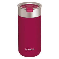 QUOKKA - Nerezový termohrnek se sítkem Boost Maroon 400 ml