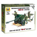 Wargames (WWII) military 6253 - Soviet 76mm anti-tank gun ZIS-3 (1:72)