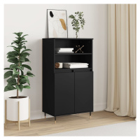 vidaXL Skříň highboard černá 60 x 36 x 110 cm kompozitní dřevo