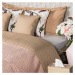 4Home Přehoz na postel Doubleface béžová/růžová, 220 x 240 cm, 2x 40 x 40 cm