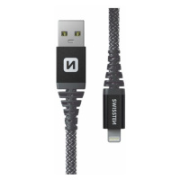 Kabel SWISSTEN 71543010 Kevlar USB/Lightning 1,5m Antracit