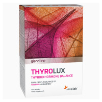 ThyroLux pro podporu štítné žlázy | Obsahuje 150 μg jódu (100% RHP), 80 μg selenu a 400 mg L-tyr