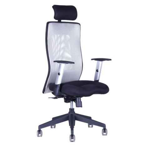 Ergonomická kancelářská židle OfficePro Calypso Grand Barva: šedá, Opěrka hlavy: s opěrkou OFFICE PRO