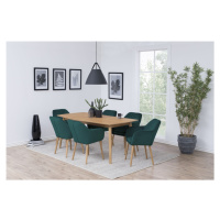 Dkton Designové židle Nashira lahvově zelená VIC