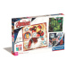 Clementoni - Puzzle 3x48 Square Marvel Avengers