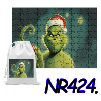 Puzzle 192 El. Skládačka Grinch Dárky Vánoce Sáček S Potiskem