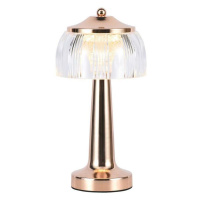 LED Stmívatelná stolní lampa LED/1W/5V 3000-6000K 1800 mAh rose gold