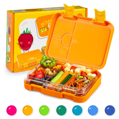 Klarstein Junior Lunchbox, 6 přihrádek, 21,3 x 15 x 4,5 cm (Š x V x H), bez BPA