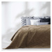 Béžový přehoz přes postel AmeliaHome Laila Cappuccino, 260 x 240 cm