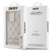 Zadní kryt DKNY PU Leather Checkered Pattern and Stripe pro Apple iPhone 16 Pro Max, růžová