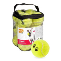 Hračka pes tenisové míčky 12ks 6cm žlutá Karlie