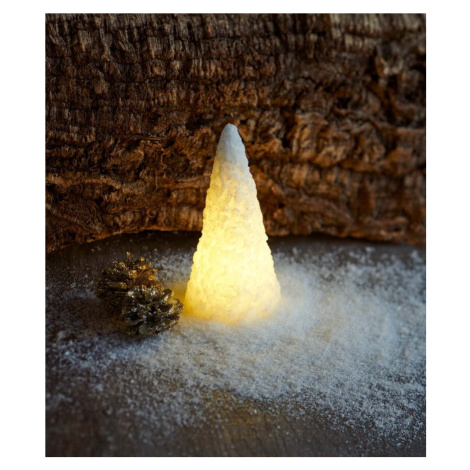 Světelná LED dekorace Sirius Snow Cone, výška 15 cm