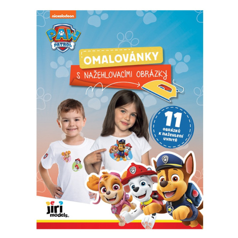 JIRI MODELS Omalovánky s nažehlovacími obrázky Tlapková patrola 1 ks JM - Jiří Models