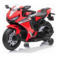 Elektrická Motorka HONDA CBR 1000RR, Licencované, 12V baterie, Plastová kola, červená