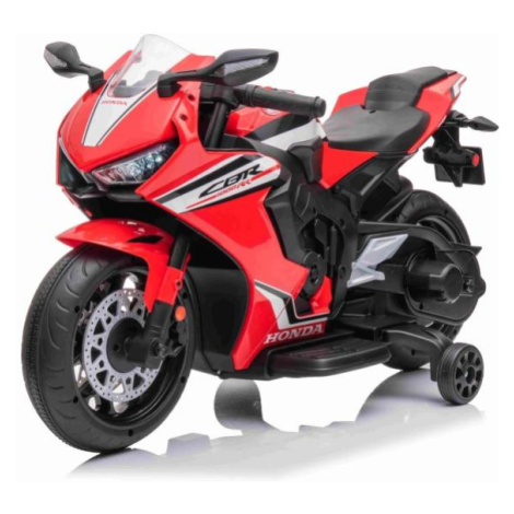 Elektrická Motorka HONDA CBR 1000RR, Licencované, 12V baterie, Plastová kola, červená Beneo