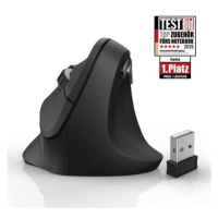 Vertikální ergonomická bezdrátová myš Hama EMW-500, 6 tlačítek, černá