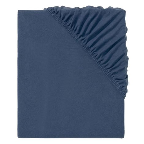 LOOKS by Wolfgang Joop Napínací prostěradlo, 180-200 x 200 cm (modrá)