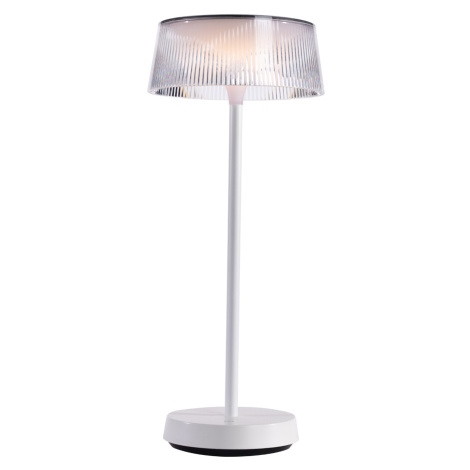Venkovní stolní lampa bílá včetně LED s dotykovým stmívačem IP44 - Sammi Paul Neuhaus
