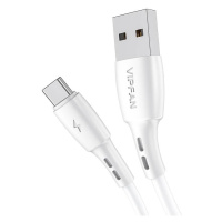 Kabel USB na USB-C Vipfan Racing X05, 3A, 3 m (bílý)