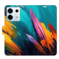 iSaprio flip pouzdro Orange Paint 02 pro Xiaomi Redmi Note 13 Pro 5G / Poco X6 5G