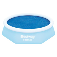 BESTWAY 58060 - Solarní plachta na bazén 210 cm modrá kulatá