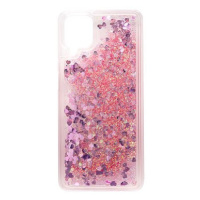 iWill Glitter Liquid Heart Case pro Samsung Galaxy M12 Pink