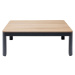 KARE Design Rozkládací konferenční stolek Happy Day - hnědý, 90x71
