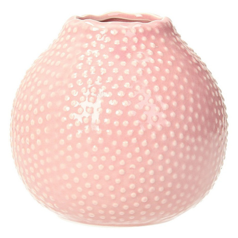 Dekoria Tessa Pink váza 13 cm, 13 x 13 cm