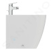 IDEAL STANDARD i.Life S Stojící bidet, 355x480 mm, s přepadem, otvor pro baterii, bílá T459501