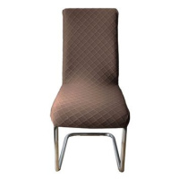 Home Elements potah na židli 38 × 38 × 45 cm tmavě hnědý