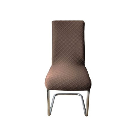 Home Elements potah na židli 38 × 38 × 45 cm tmavě hnědý