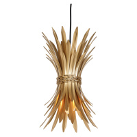 Art Deco závěsná lampa zlatá - Wesley
