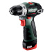 METABO PowerMaxx BS BL (2x2Ah) 12V aku vrtačka s bezuhlíkovým motorem