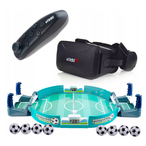 Brýle Vr 3D 360 Stupňů+gamepad V Sadě Se Stolním Fotbálkem