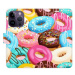 iSaprio flip pouzdro Donuts Pattern 02 pro iPhone 14 Pro