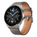 Huawei Watch GT3 Pro 46 mm, Light Titanium Case + Gray Leather Strap